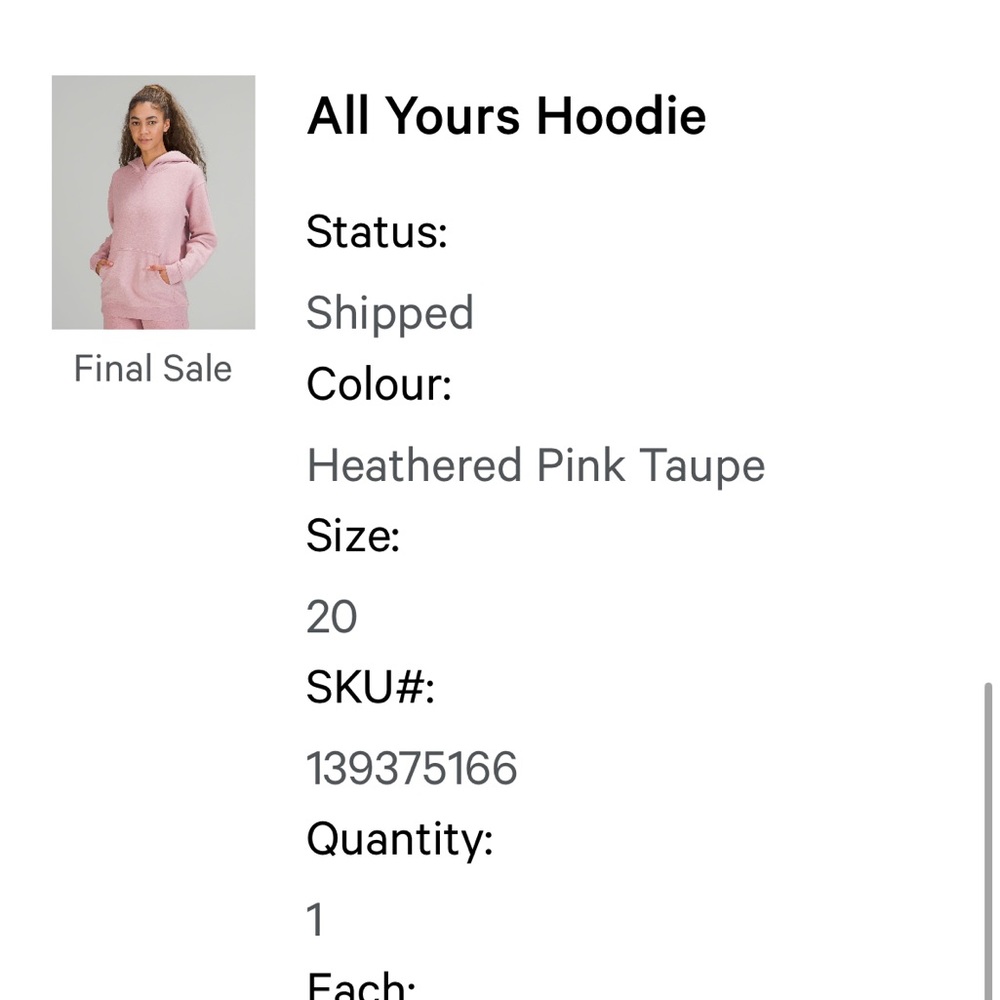 Lululemon All Yours Hoodie